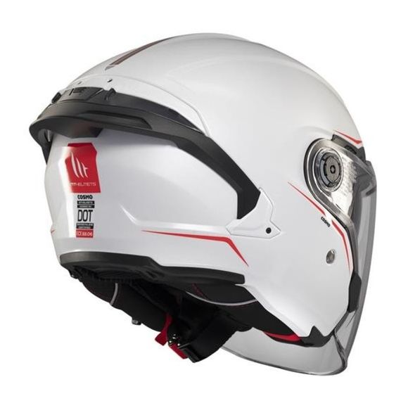 Jet Helmet MT HELMETS COSMO SV helmet - Solid - WhiteRef: MTH0123