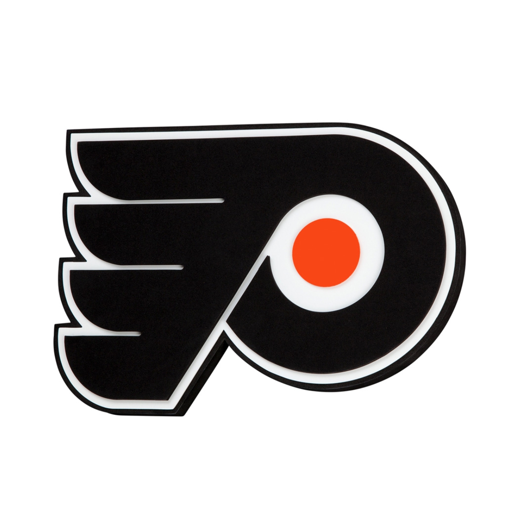 Philadelphia Flyers NHL 3D Foam Logo Wall Sign