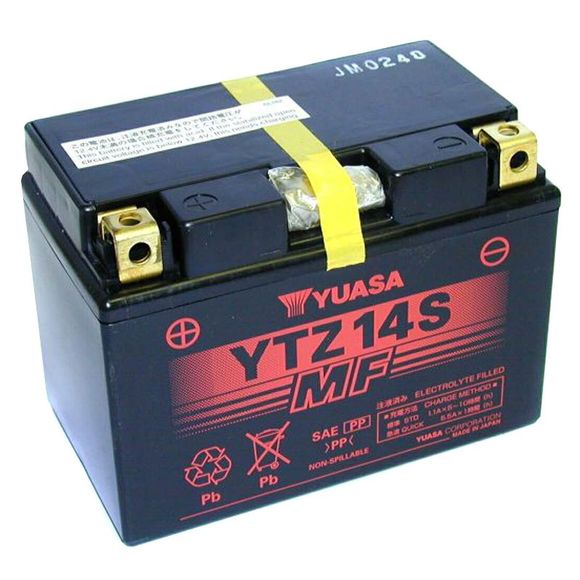 Yuasa YTZ14S-Y Farm Battery Acid Type Maintenance FreeRef: YTZ14S -Y-