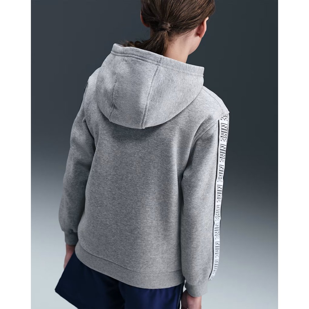 Nike Sportswear Club+ Fleece Hoodie Kids - dark grey heather/white/white HQ9321-063