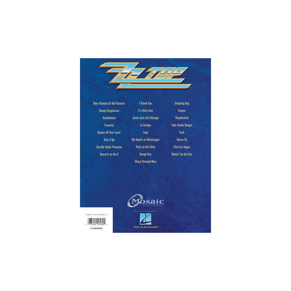 Hal Leonard ZZ Top Guitar Anthology – Thomann Ireland