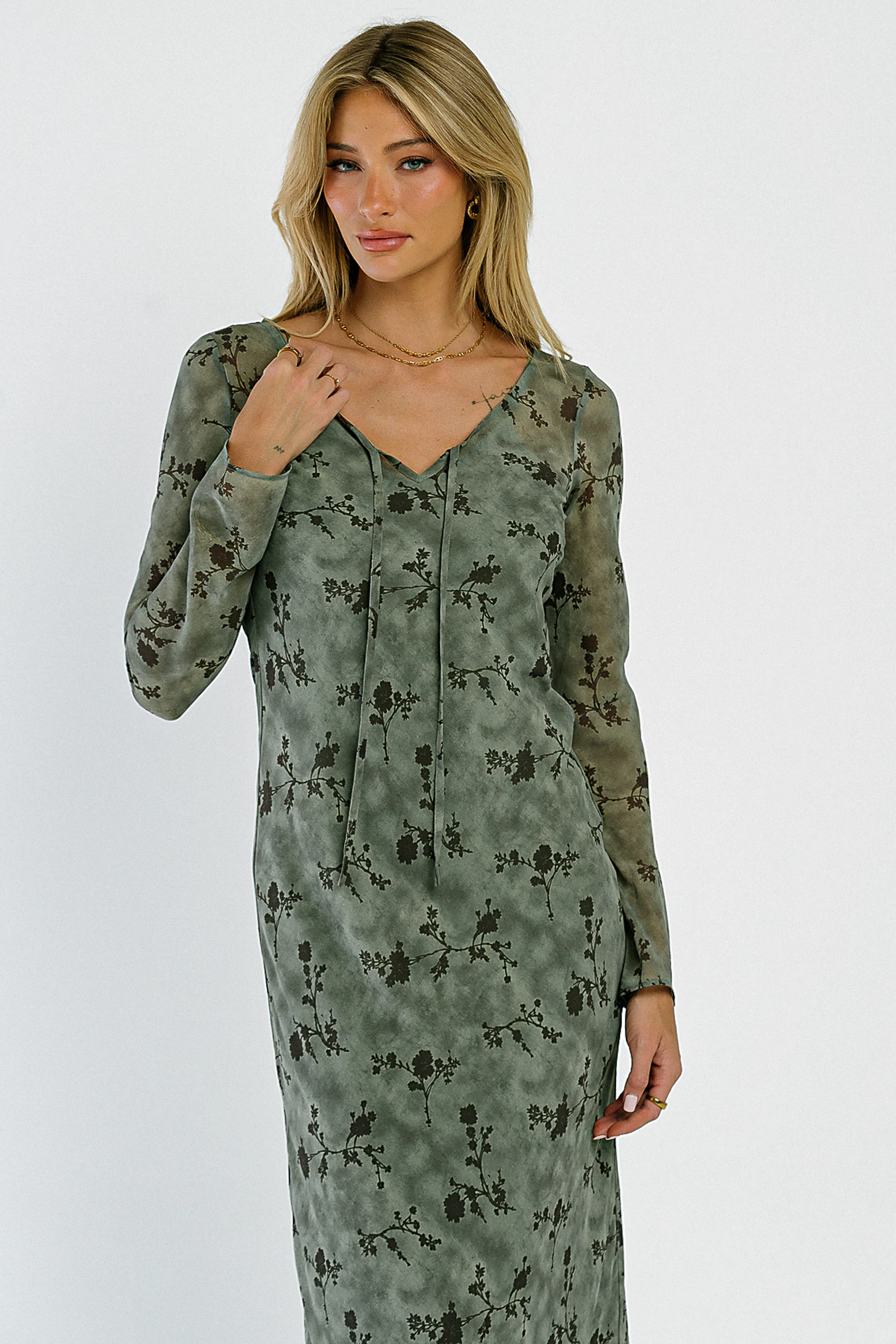 Maeve Maxi Dress in Green
