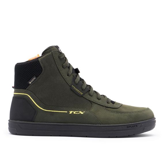 Tcx Boots Mood 2 Gore-Tex® Motorcycle Sneakers - Green / YellowRef: OX0374-CGBYL