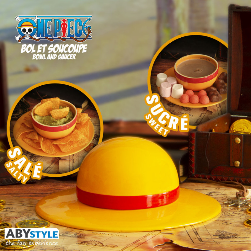 ONE PIECE Bowl and saucer Strawhat