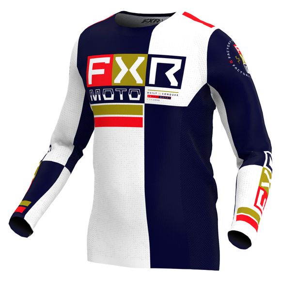 FXR PODIUM PRO BATTALION 2024 cross Jersey - Blue / WhiteRef: FXR0564