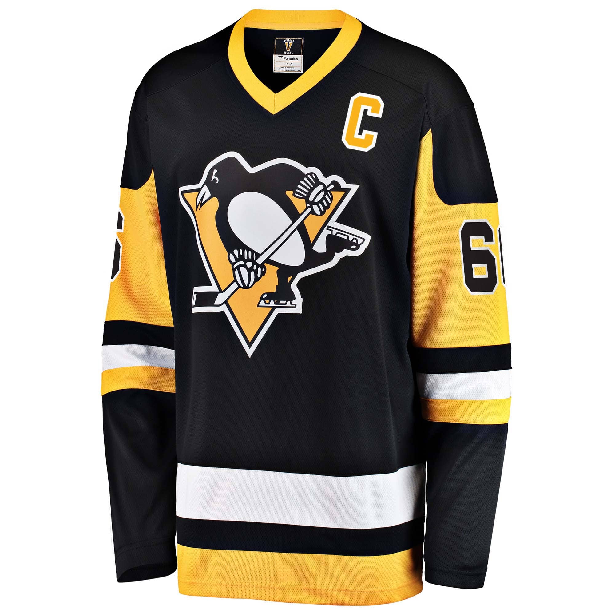 Mario Lemieux #66 Pittsburgh Penguins Vintage Heritage Breakaway NHL Jersey