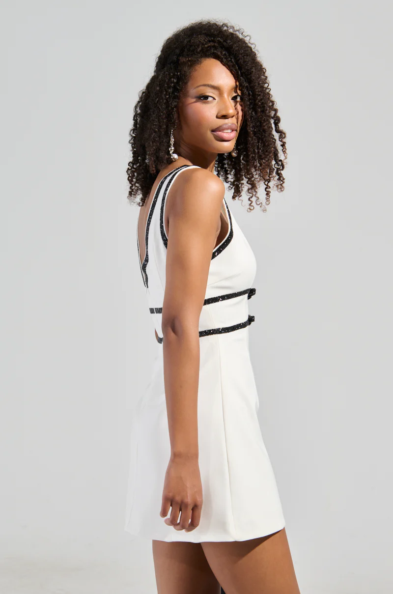 Love Me Harder Woven Mini Dress