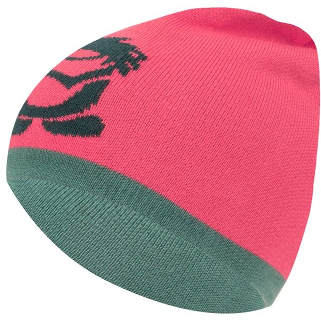 Trollkids Troll Beanie Kids - Coral Pink/Dusty Teal/Midnight Petrol