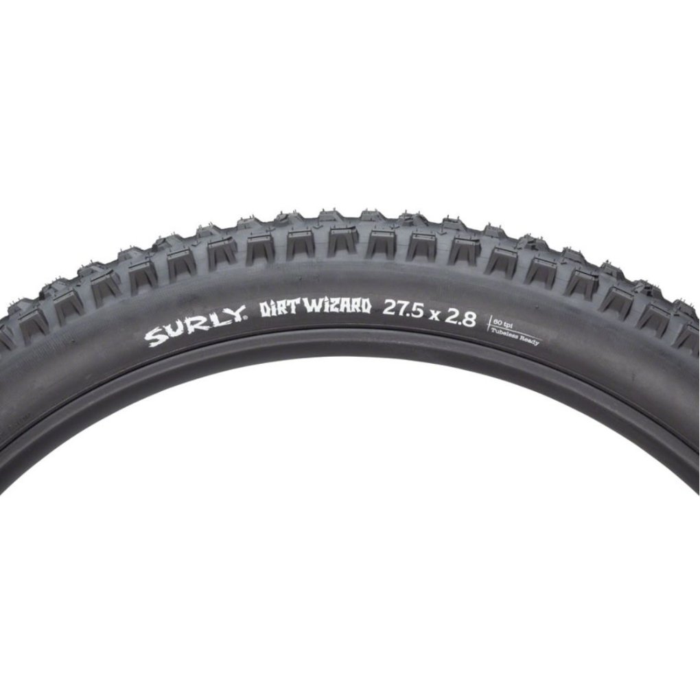 Surly Dirt Wizard Folding Tire - 60 TPI - 27.5x2.80 Inches | black