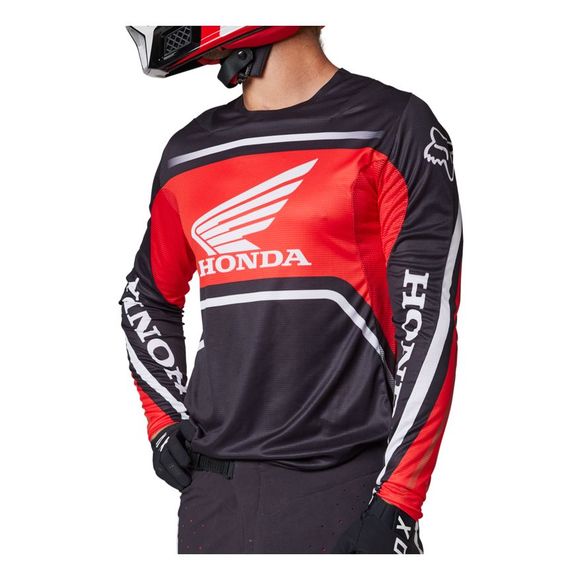Maillot cross Fox FLEXAIR HONDA 2023 - Noir / RougeRef : FX3741