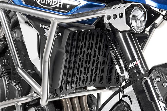Touratech Aluminum radiator protection - BlackTRIUMPH 1200 TIGER 1200 EXPLORER ABS - 2016 - 2017Ref: Trt01179A / 01-422-5017-0