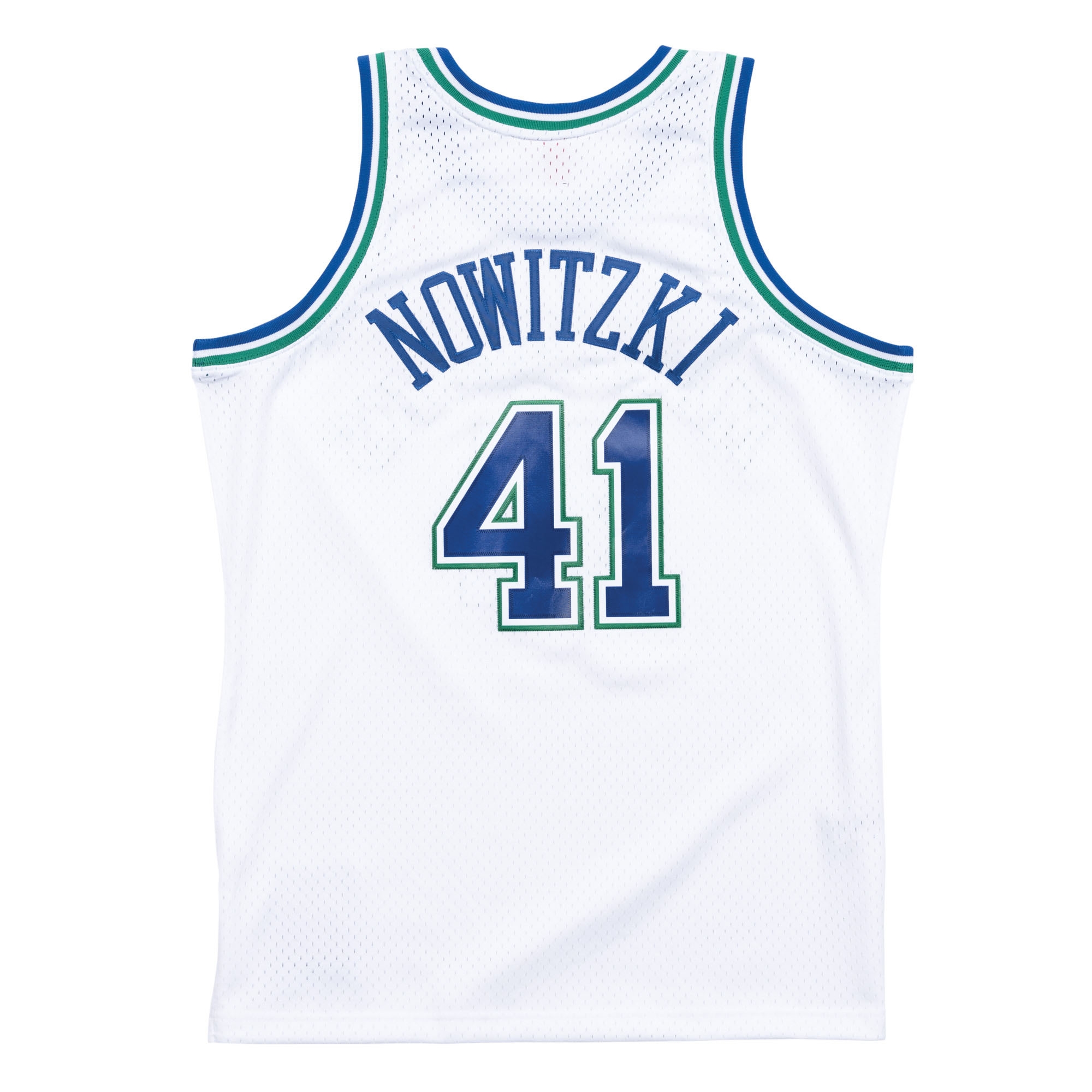 Dirk Nowitzki #41 Dallas Mavericks 1998-99 Mitchell & Ness Swingman NBA Jersey White