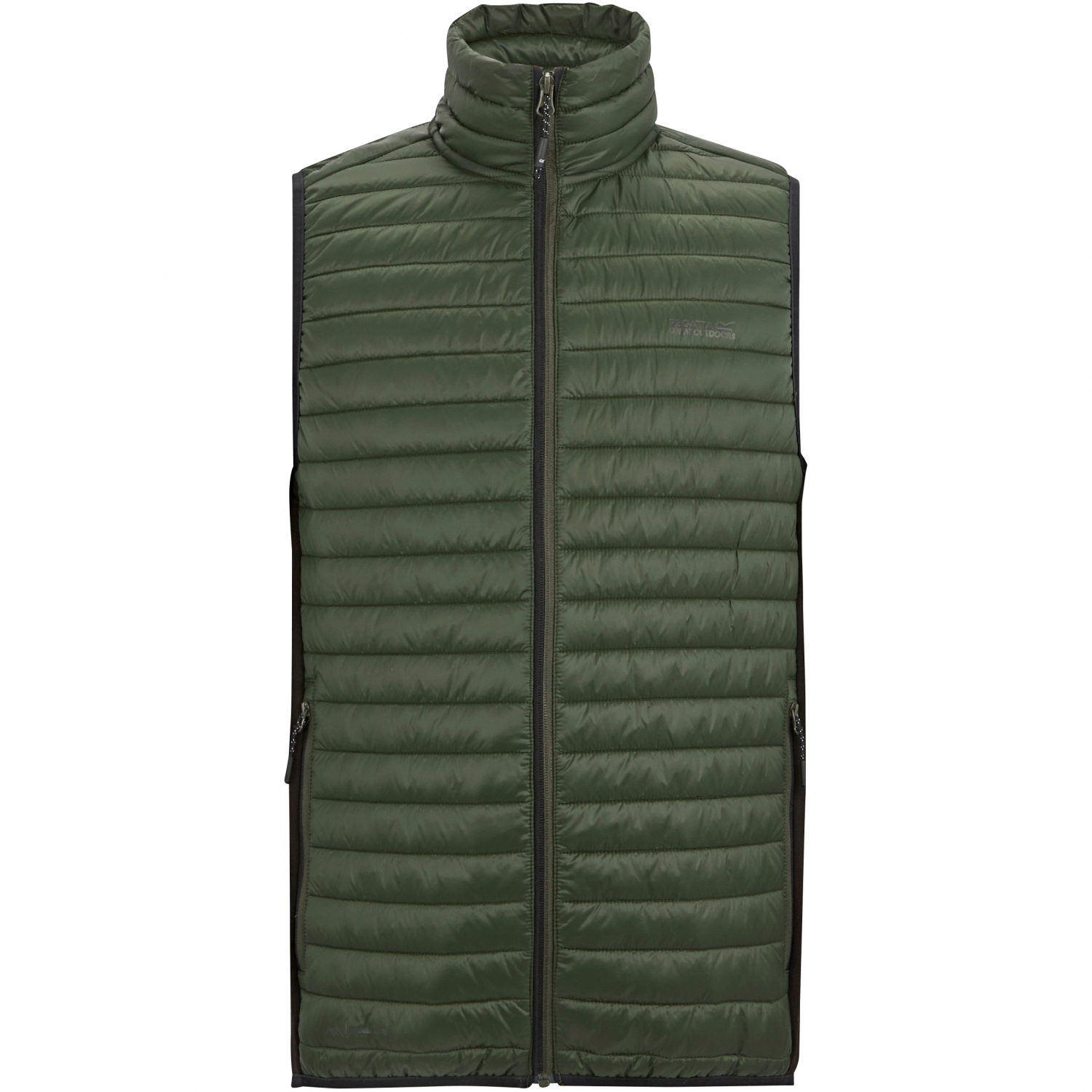 Regatta Andreson Hybrid Gilet For Men (Dark Khaki\/Black)