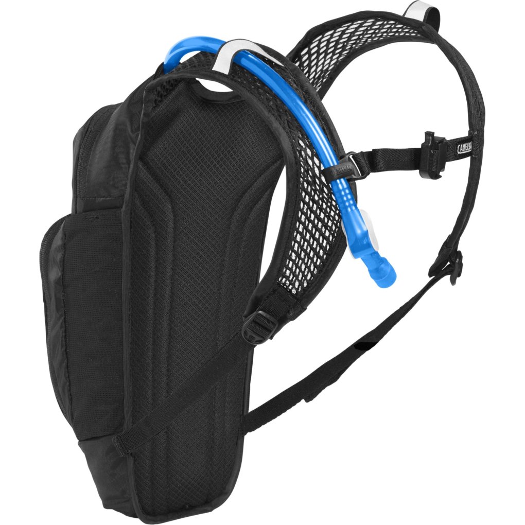 CamelBak Mini M.U.L.E. 5L Hydration Pack Kids + 1.5L Crux Reservoir - black/flames