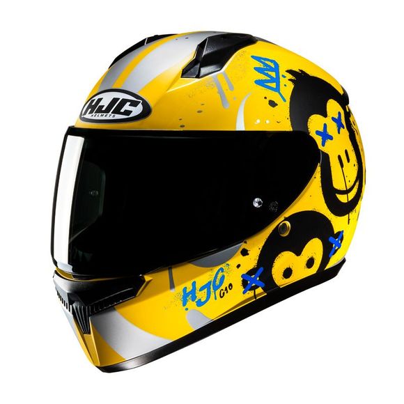 Casque intégral HJC C10 - GETI - Noir / JauneRef : HJ1084