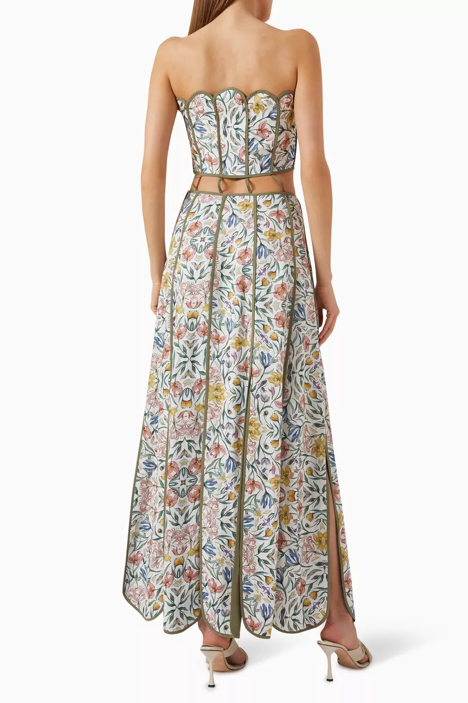 Raina Midi Dress in Linen