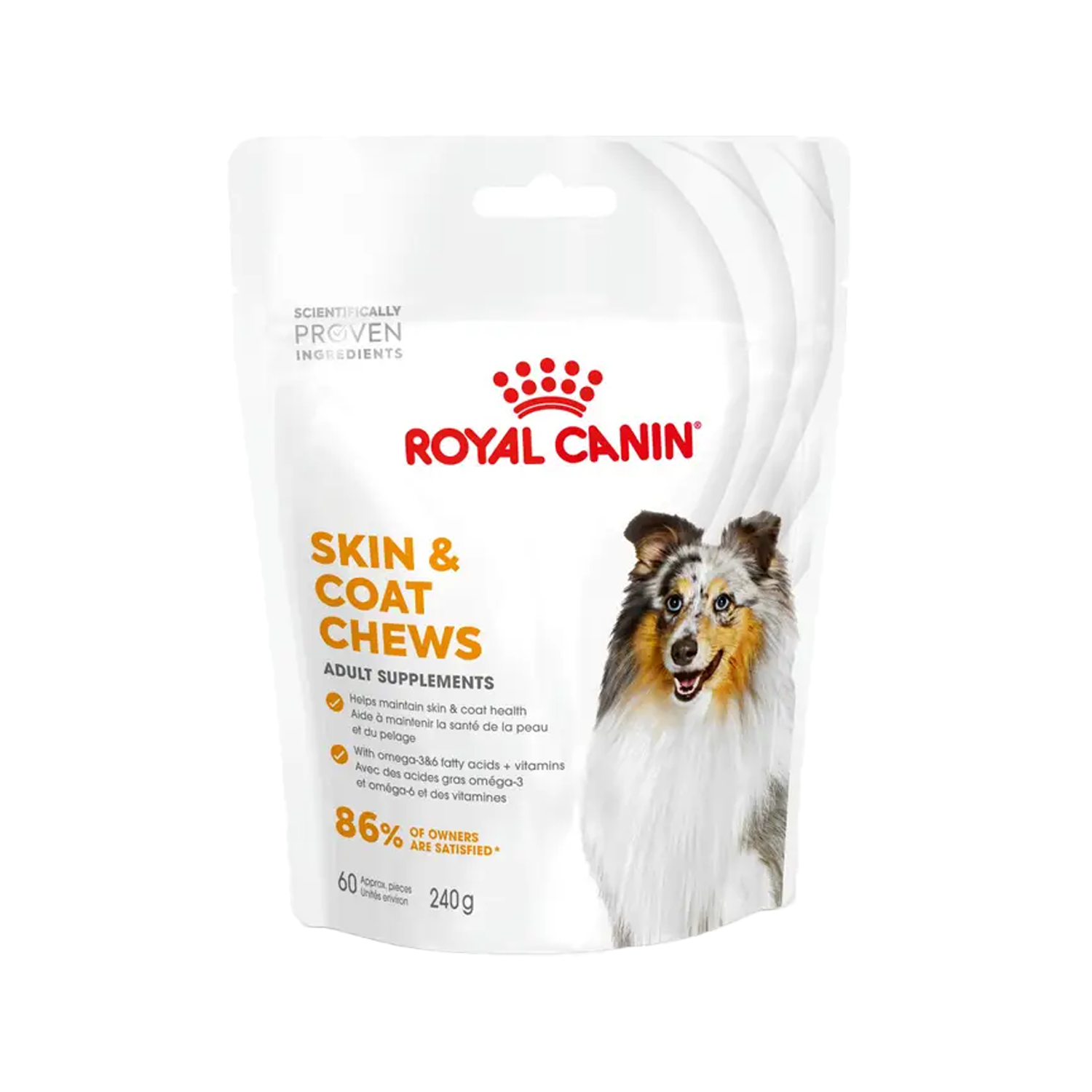 Royal Canin Skin & Coat Supplements Chews Dog - 240 gram