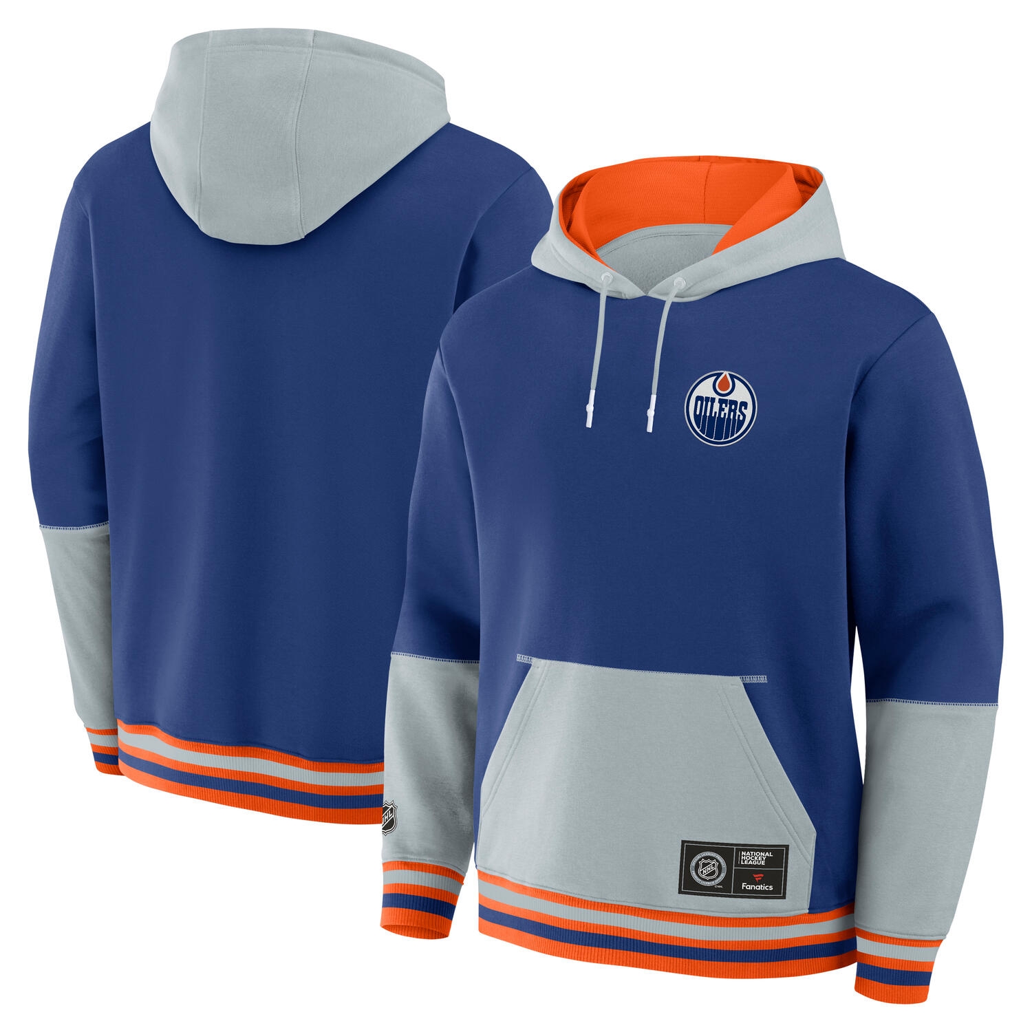 Edmonton Oilers Foundation NHL Hoodie Blue