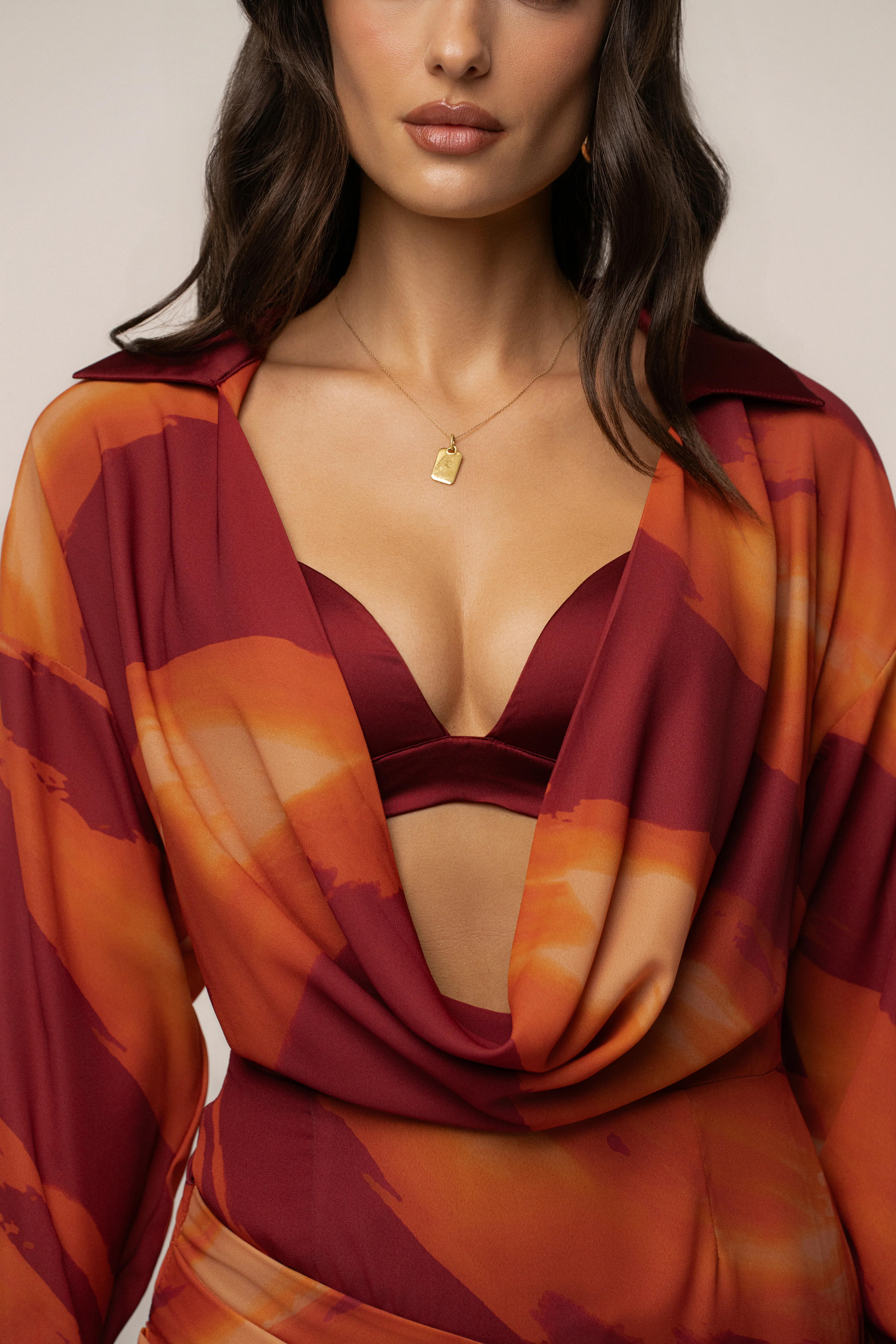 Crimson Dusk Midnight Confidence Mini Dress