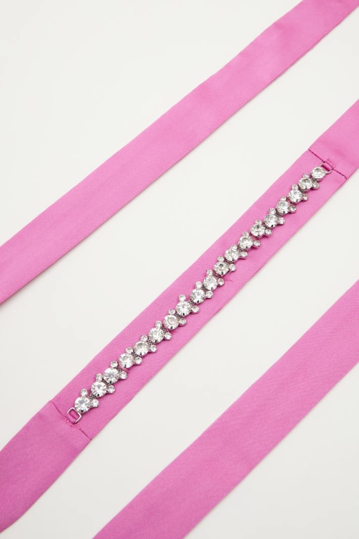 Jewelled belt - FUCHSIA