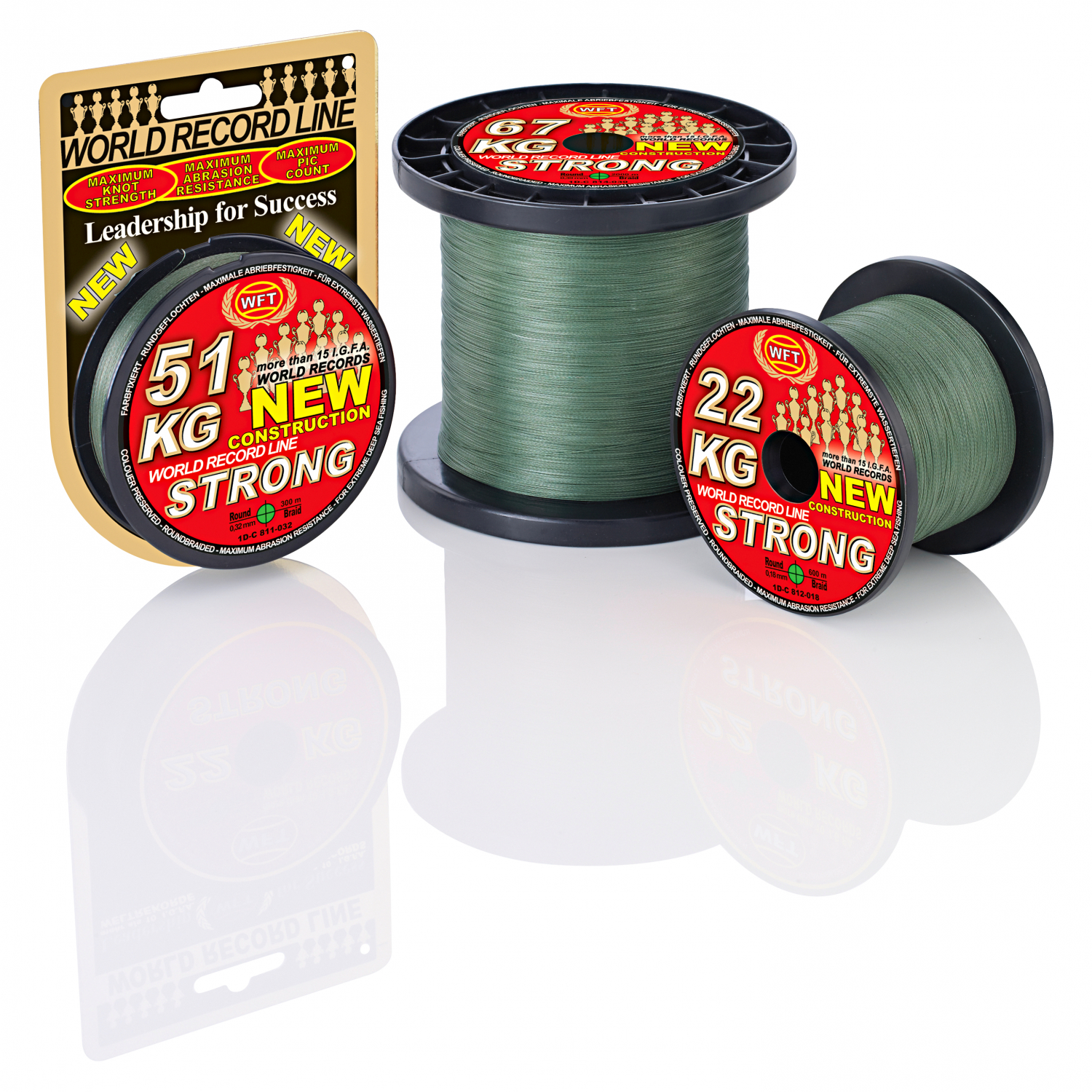 WFT WFT Fishing Line KG Strong (green)