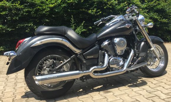 Miller Complete Exhaust System - Black SlashCut Polish OutletRef: Mil01300A / Ka-Vn900K-X24.08