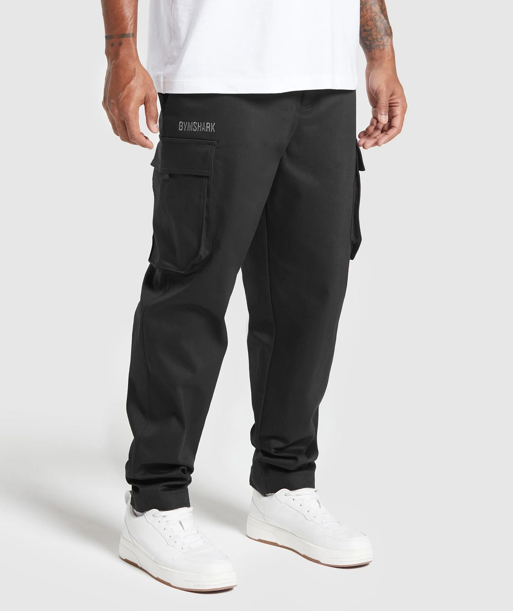 Rest Day Woven Cargo Pants Black