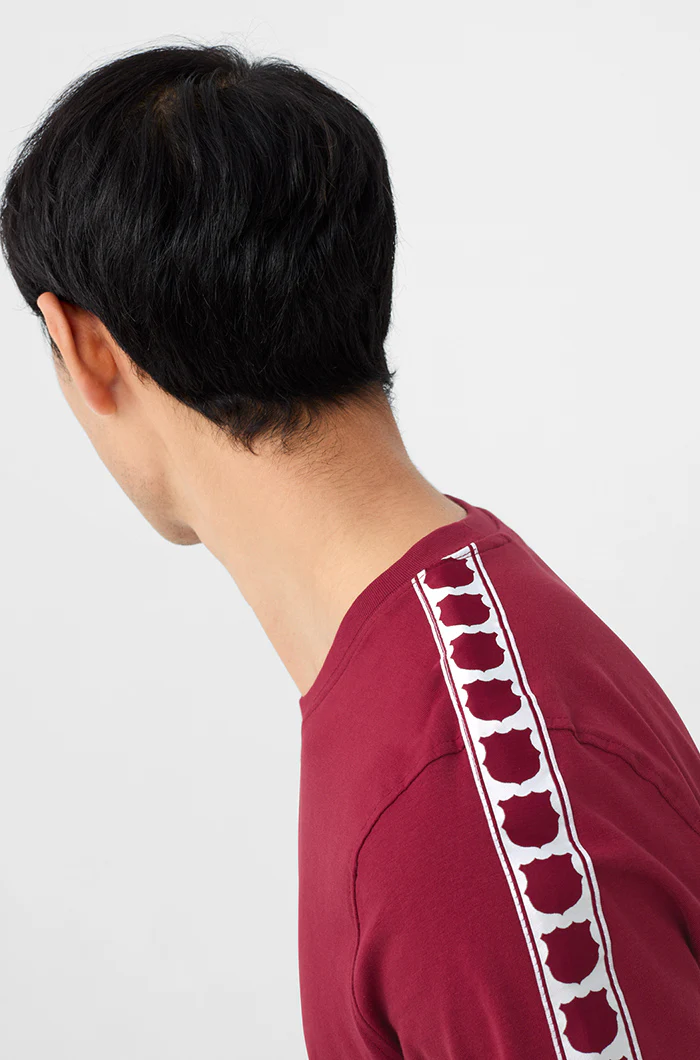 T-shirt crest maroon Barça