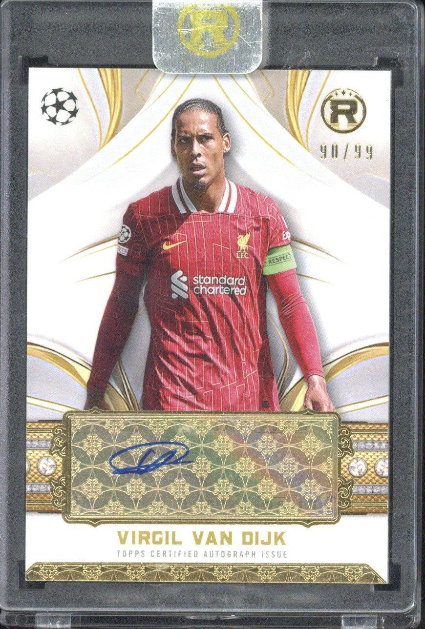 2024-25 Topps Reverence Virgil van Dijk Autograph /99