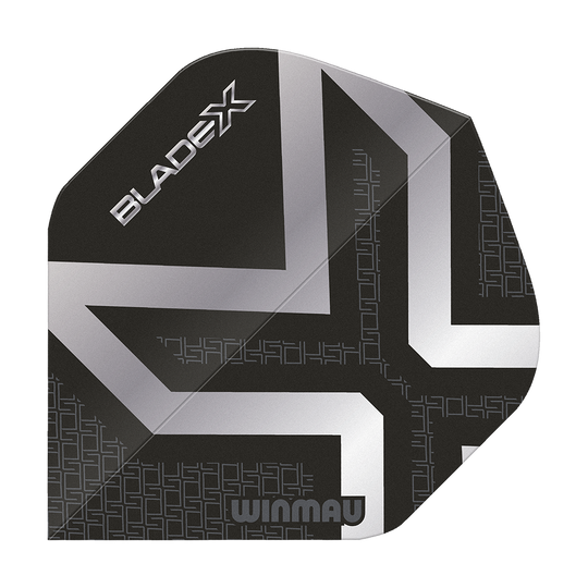 Winmau Prism Delta Blade X Metallic Silver No2 Standard Flights