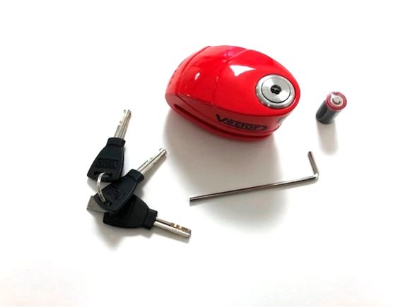 Vector The Max Alarm Disc Lock (120dB) - Ø14mm - Universal SRA ClassRef: VEC00056A / 3062432