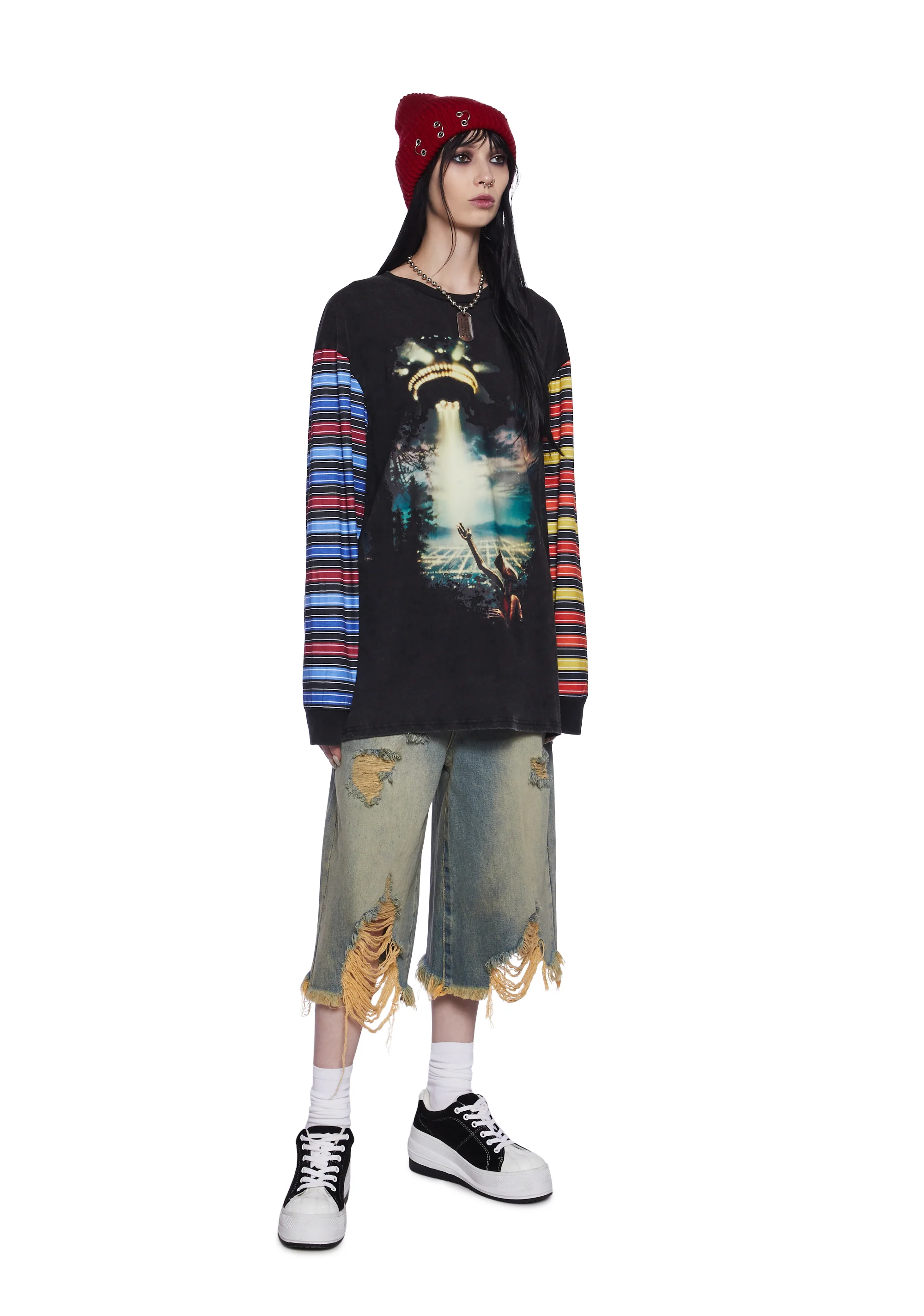 Far From Home Oversized Graphic Tee
