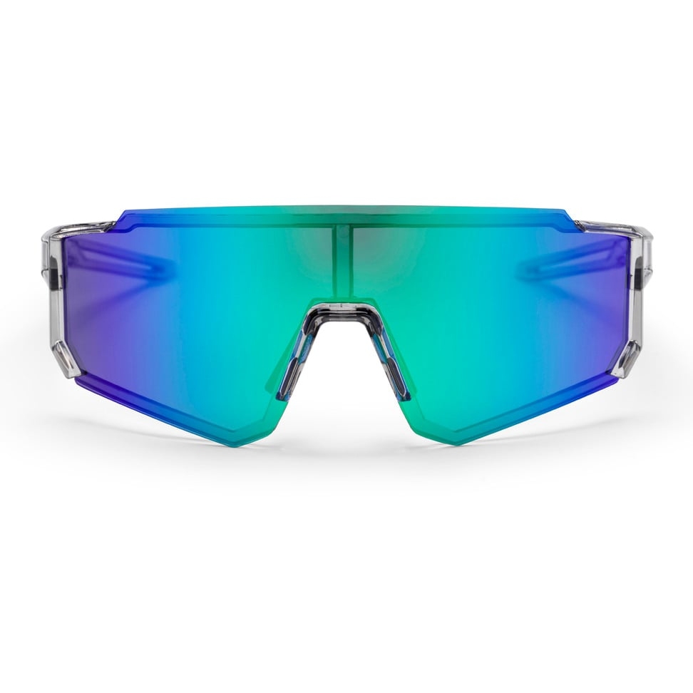 CHPO Siri Sunglasses - Transparent Grey / Rainbow Mirror