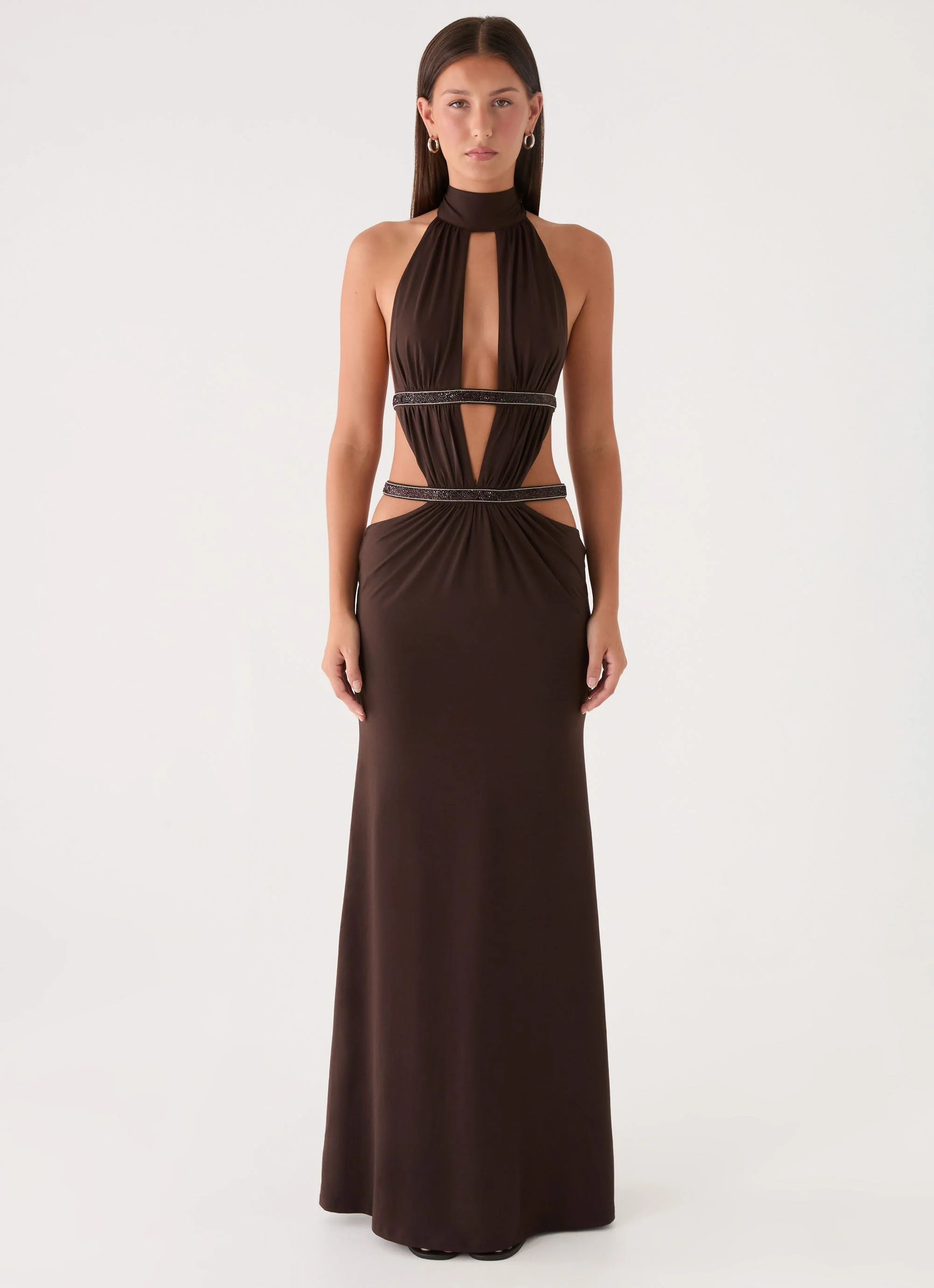 Kendrah Maxi Dress - Chocolate