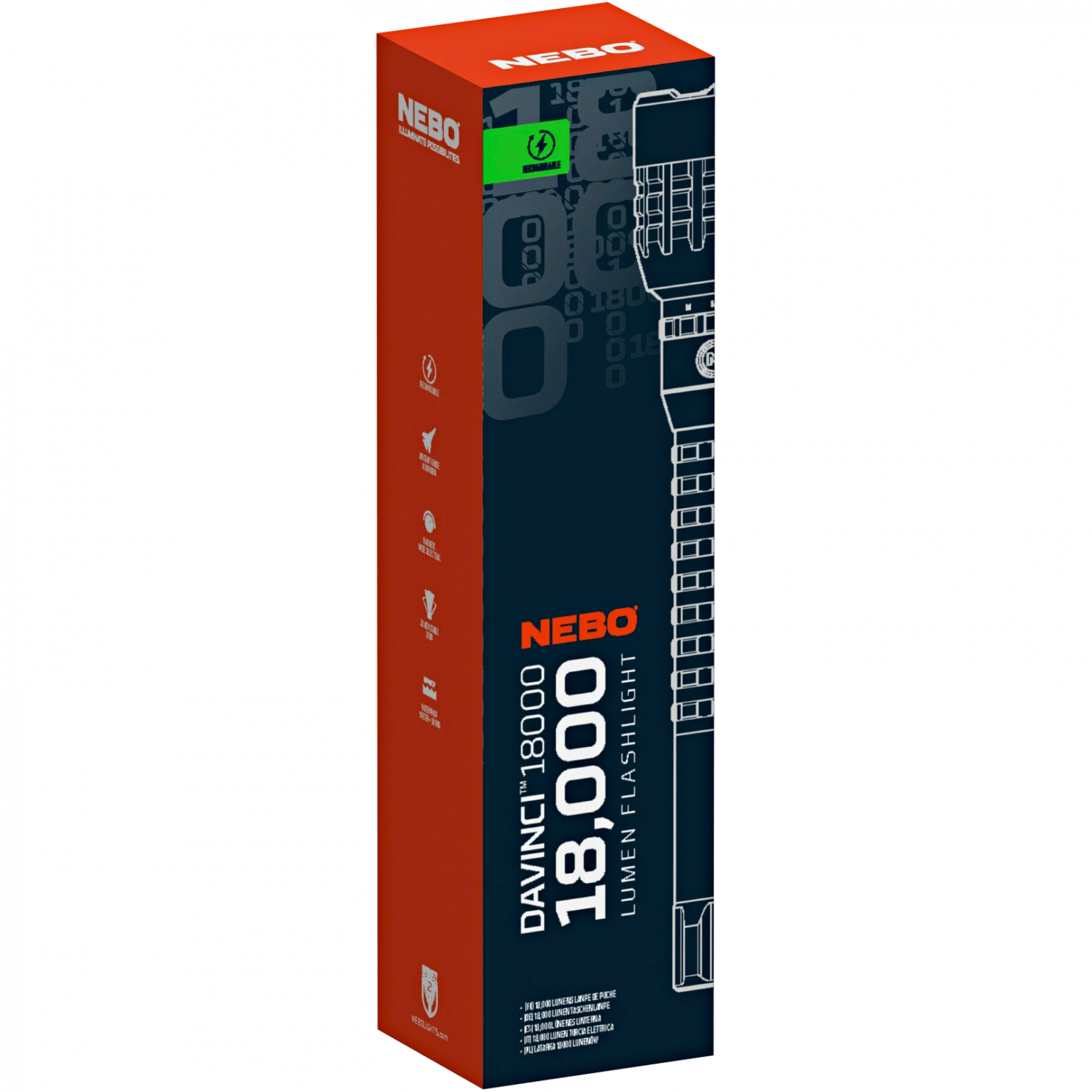 Flashlight Davinci™ 18000