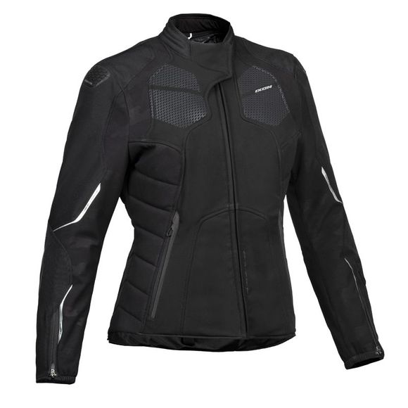Ixon CELL LADY Motorcycle Jacket - Black / GreyRef: IX1358