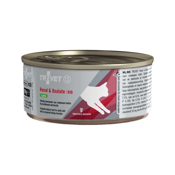 TROVET Renal & Oxalate RID (Lamb) Cat - 6 x 200 g