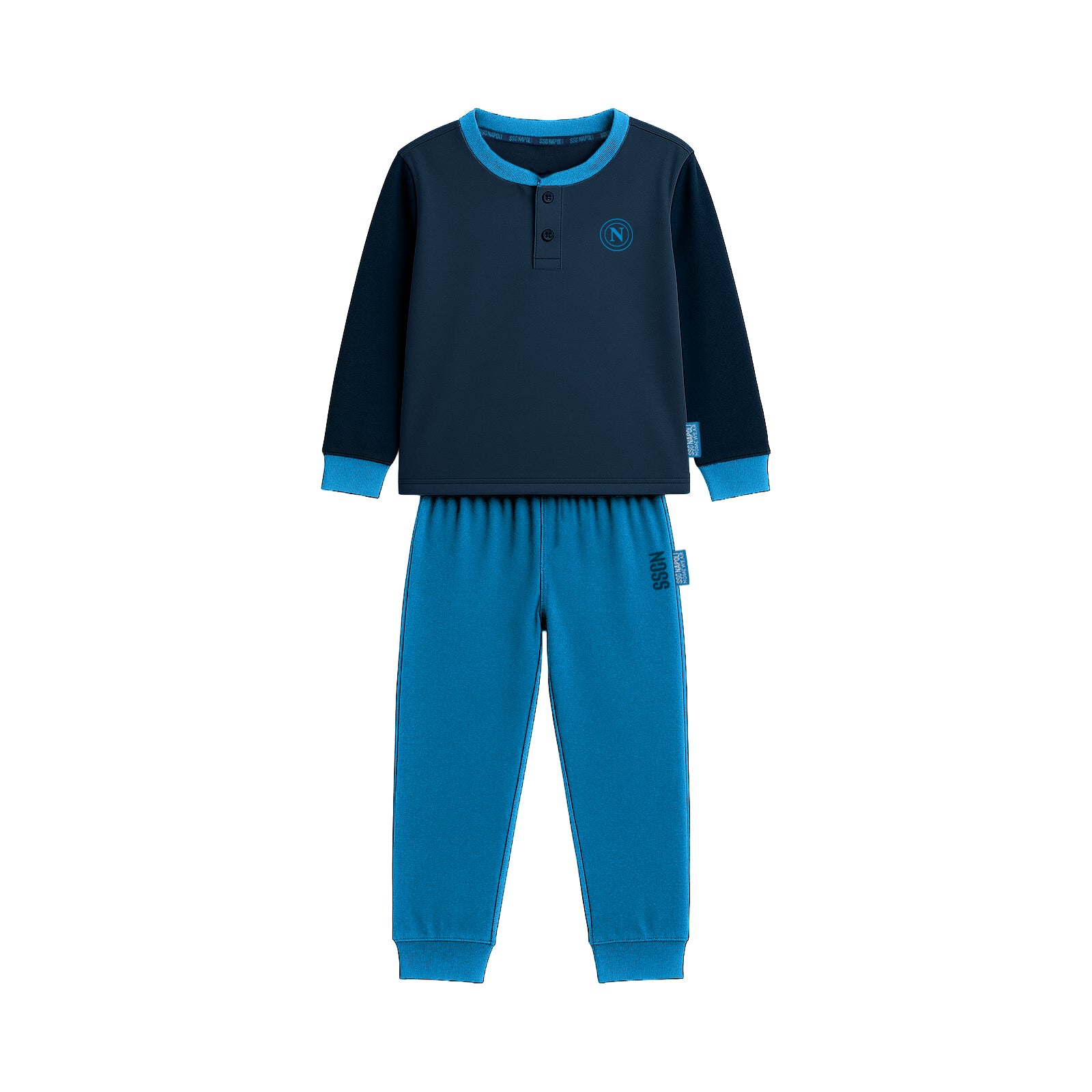 SSC Napoli Dark Blue Serafino Pajamas for Kids