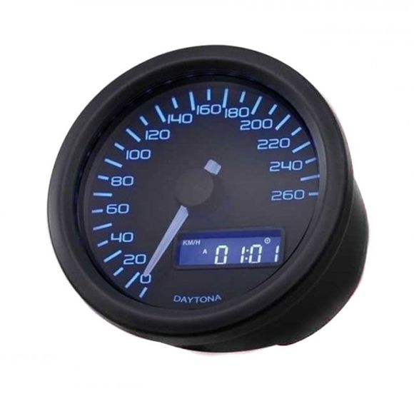 Daytona Velona Digital Speedometer - Black Universal - BlackRef: 18306 / 86861