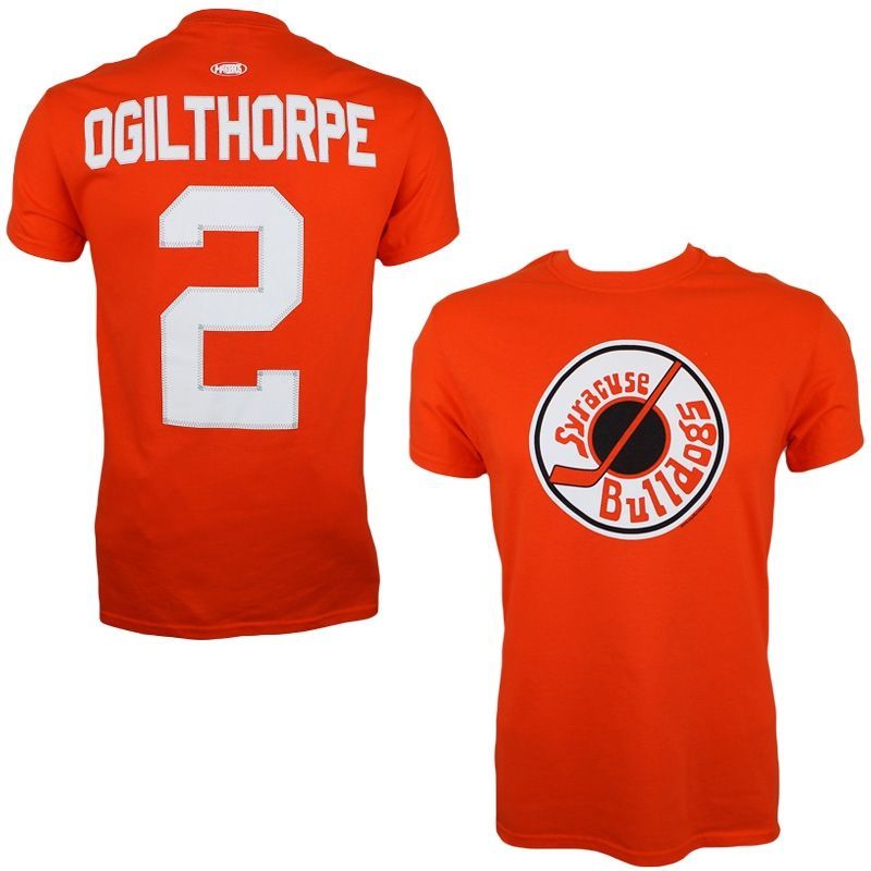Slapshot Syracuse Bulldogs Ogie Ogilthorpe #2 Hockey T-Shirt