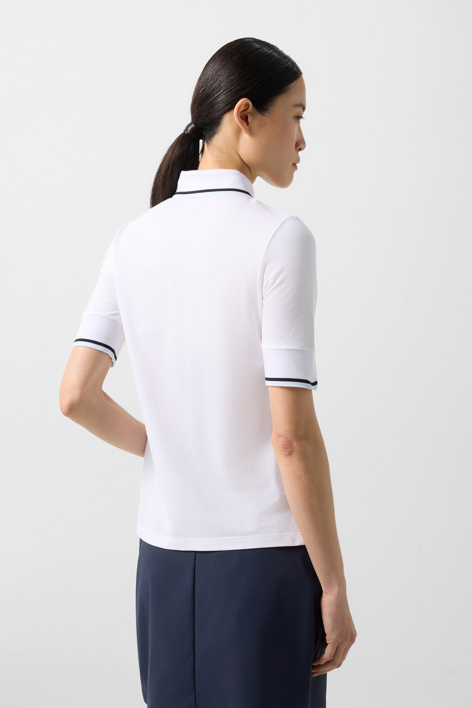 Funktons polo shirt Elenor in White