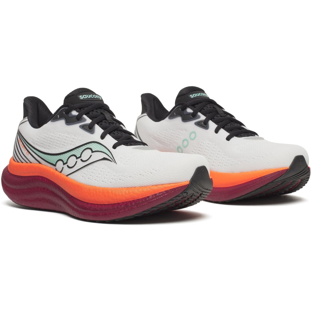 Saucony Triumph 23 Running Shoes Men - white/crimson