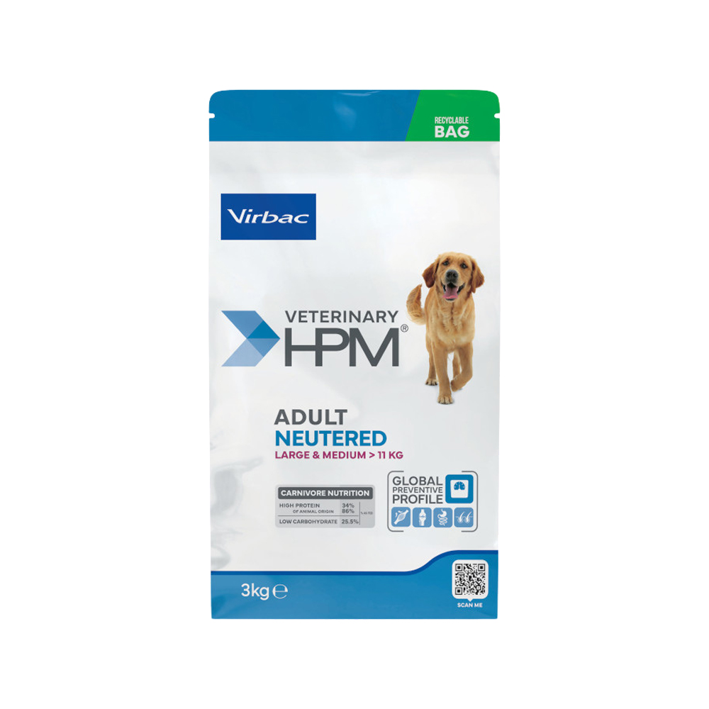 Veterinary HPM -Adult Neutered Dog - Large & Medium -12kg