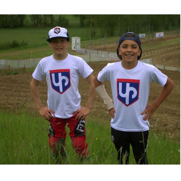 UP Design MC short-sleeved T-shirt for children - WhiteRef: Upd0561 / 88Tsemcbl08