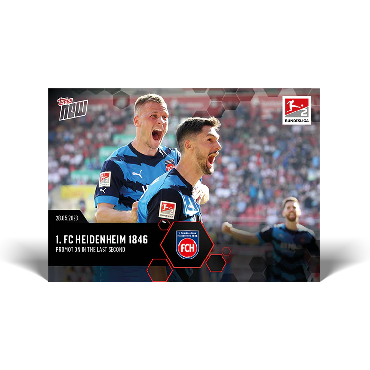Topps UK - Promotion in the last second - Bundesliga TOPPS NOW® Card #218