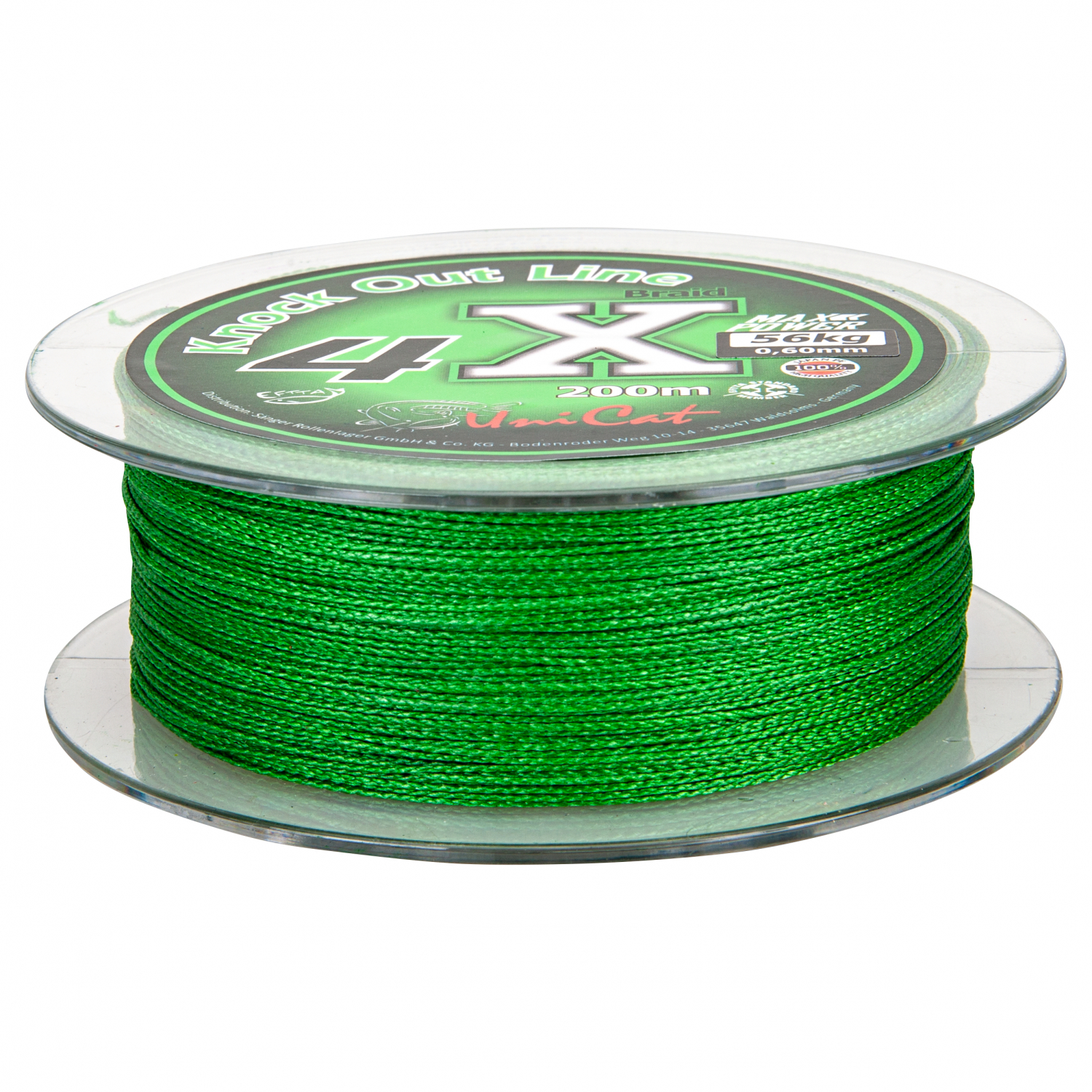 Uni Cat Catfish Line 4X Braid Knock Out Line (200 m)