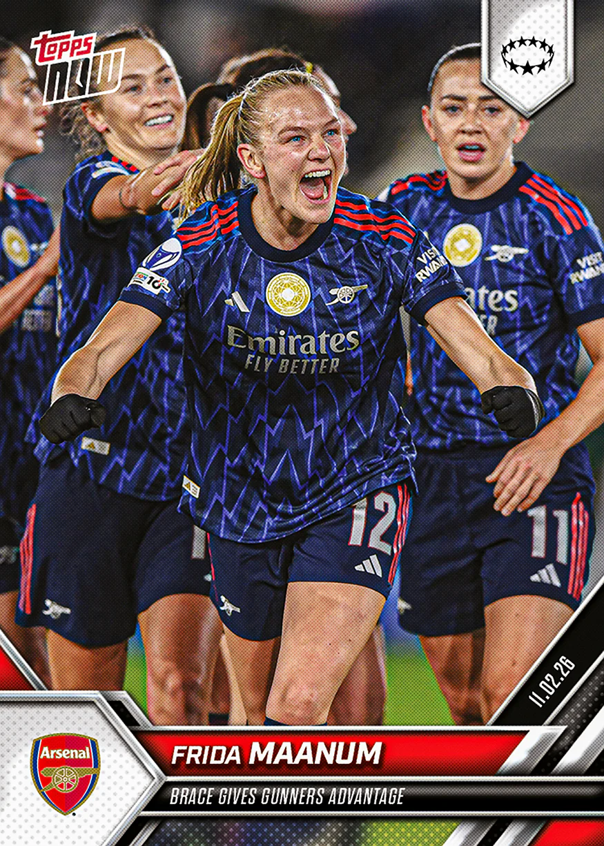 Frida Maanum - 2025-26 UWCL Topps NOW® - Card 17 - PR: 328