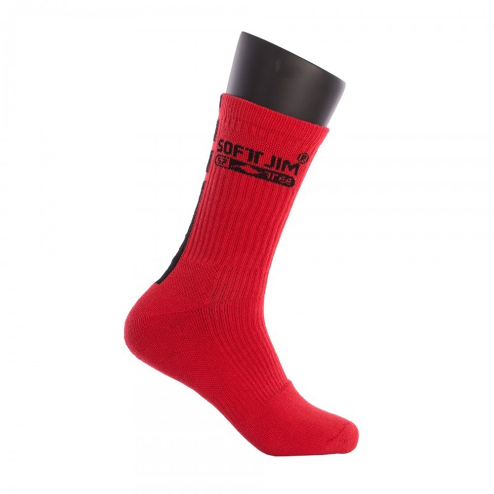 SOFTJIM PREMIUM SOCKS RED/BLACK
