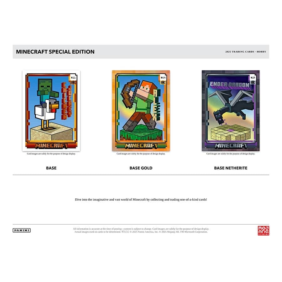 2025 Panini Minecraft Special Edition Hobby Box