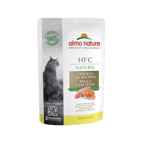 Almo Nature - HFC Natural - Chicken & Salmon - 24 x 55g